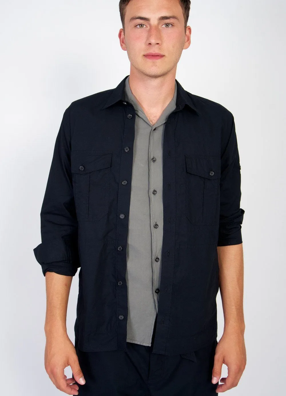 STEVEN | Lightweight Ranger Shirt | Navyblack