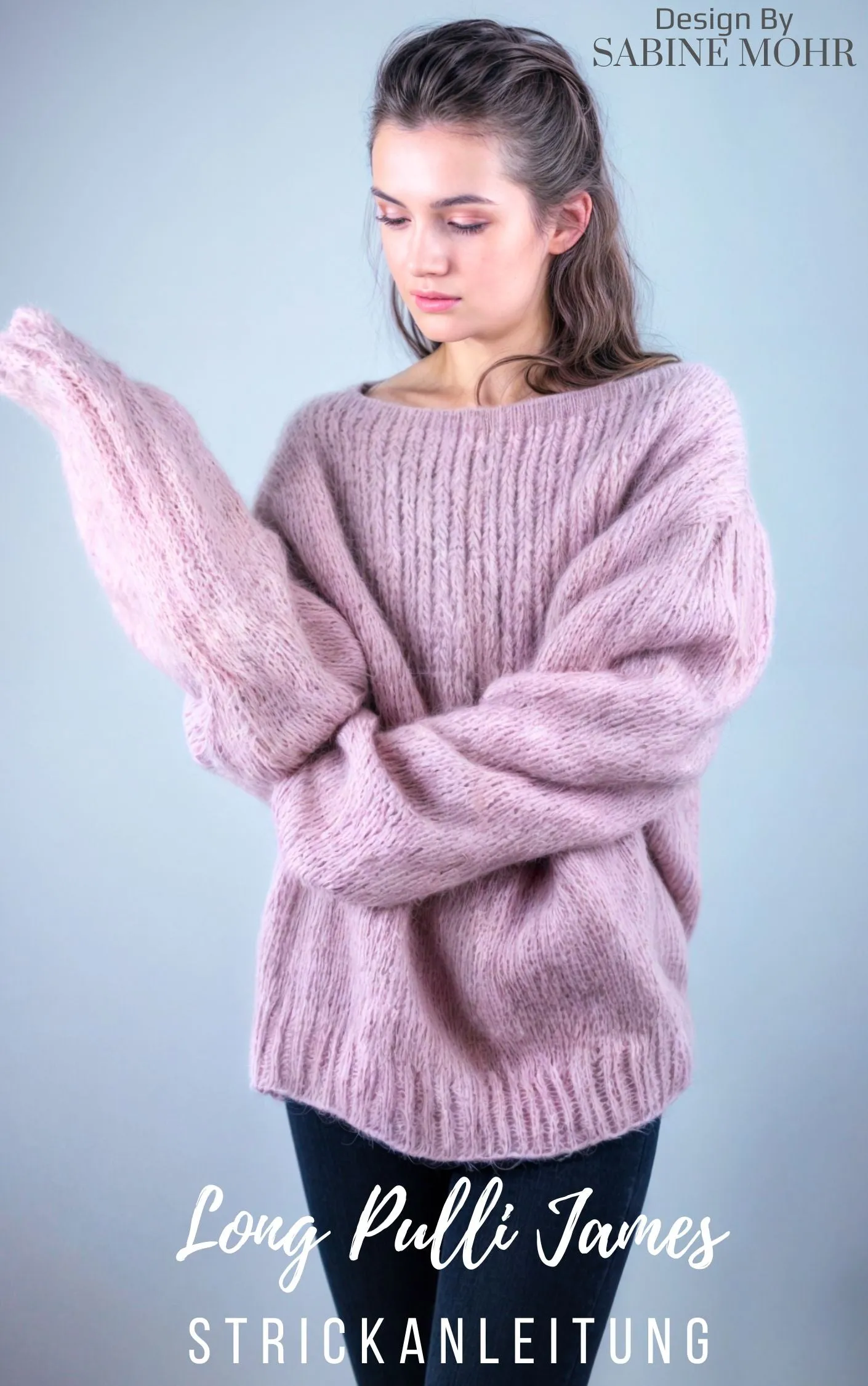 Strickmuster für einen Kuschelpullover aus Ingenua Mohair