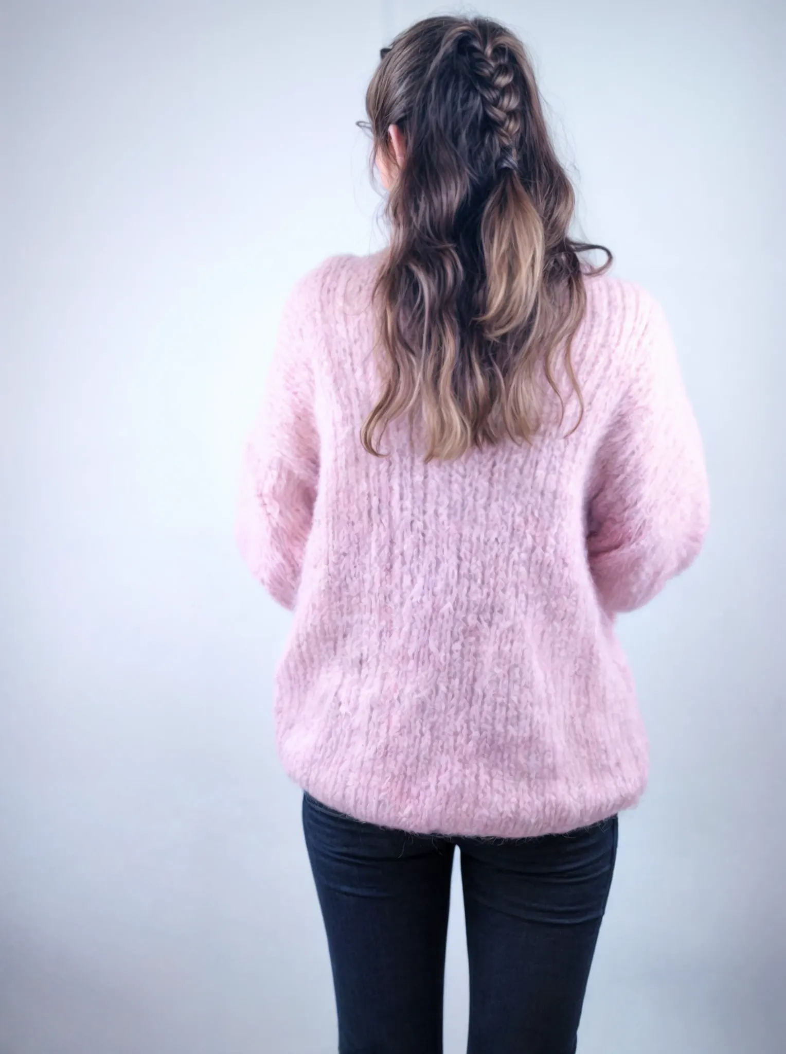 Strickmuster für einen Kuschelpullover aus Ingenua Mohair