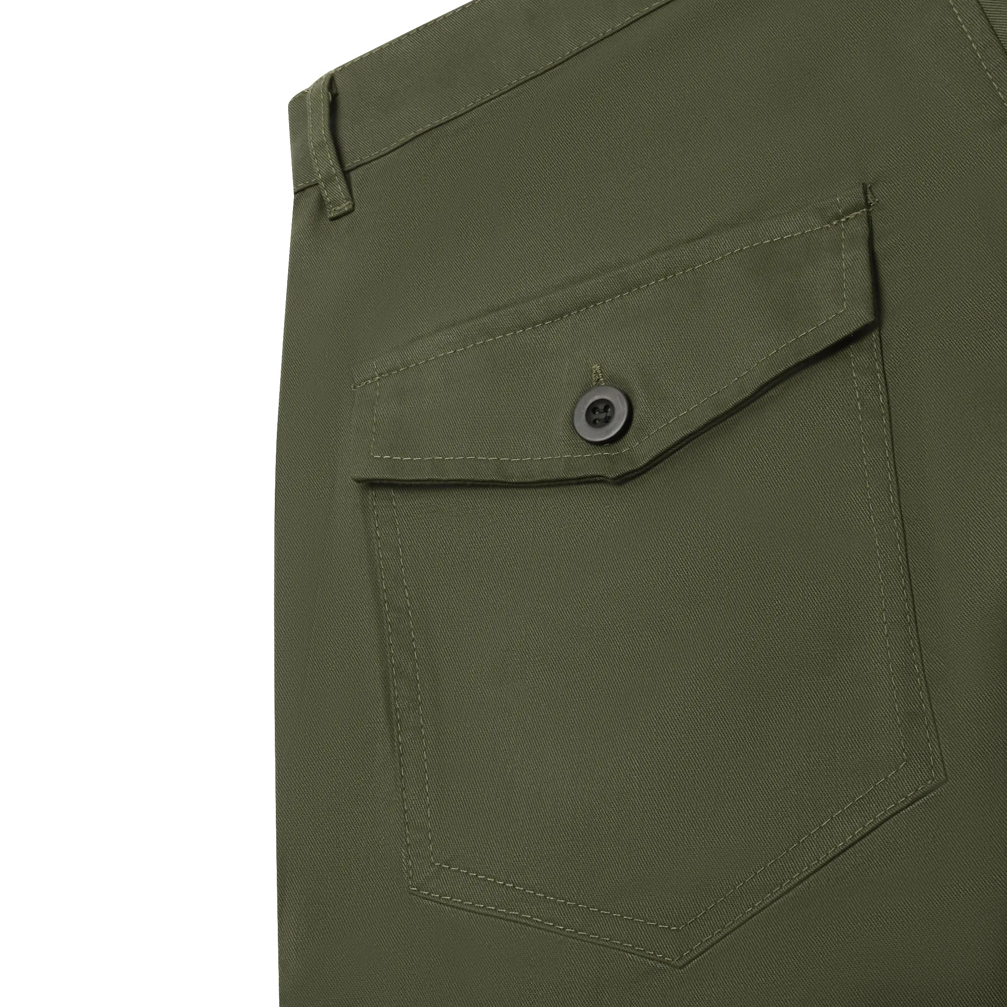 Suavo World Cargo Flare Trousers Khaki