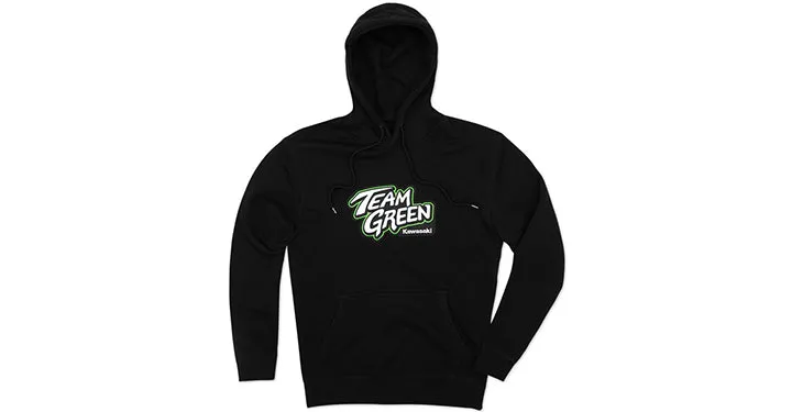 TEAM GREEN KAWASAKI PULLOVER HOODED SWEATSHIRT