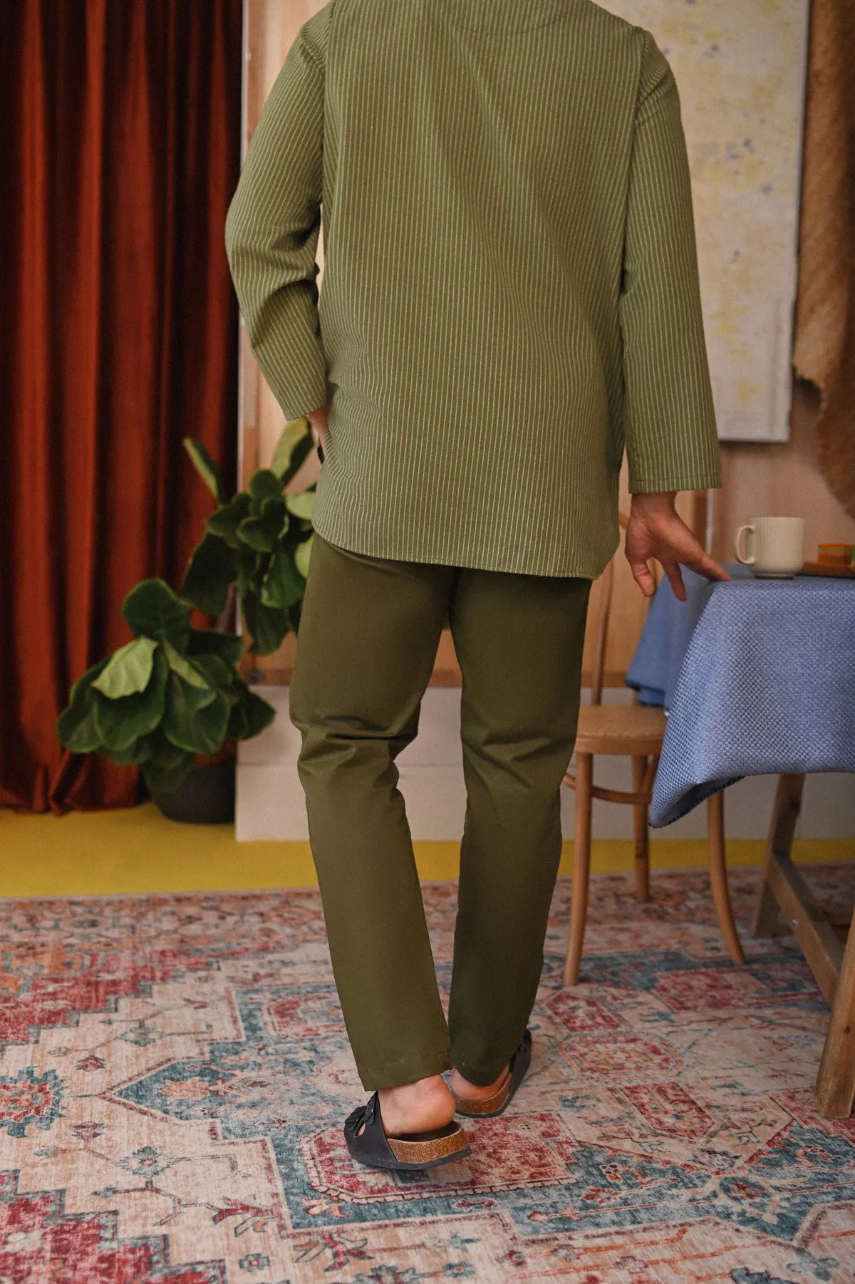 The Perfect Men Slim Fit Pants - Olive