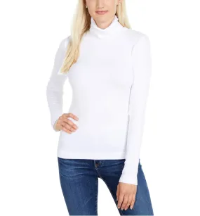 Three Dots Ribbed Turtleneck Tee