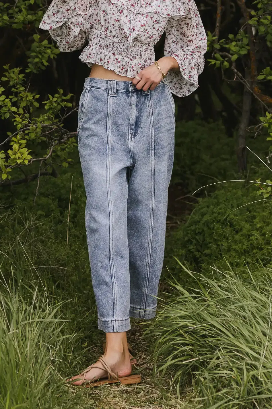 Towy Cropped Straight Leg Jeans - FINAL SALE