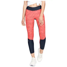 Under Armour Ladies HG Armour Jacquard Ankle Crop Leggings - XS