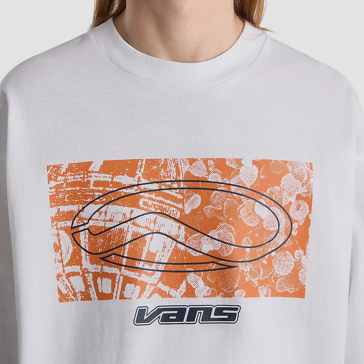 Vans Off The Wall II Loose Longsleeve T-Shirt White