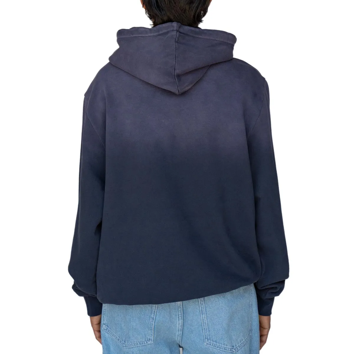 Welcome Chasm Embd Enzyme Wash Hoodie - Dark Sapphire