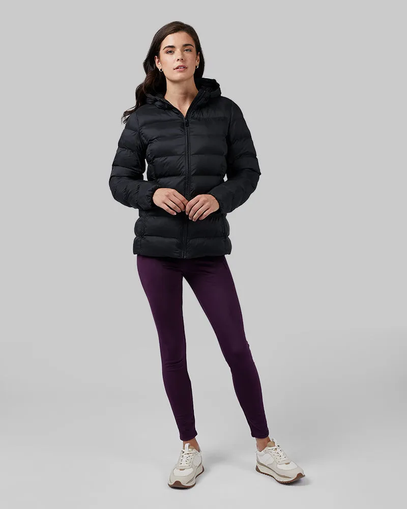 Woman's Lightweight Packable Jacket - Black