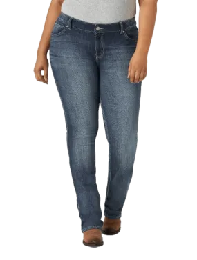 Wrangler Women's Straight Leg Jean (Plus)