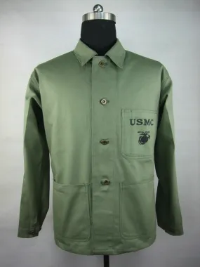 WWII United States USMC P41 HBT Utility Tunic Shirt